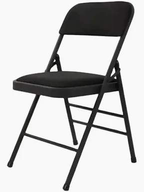 Folding padded chair